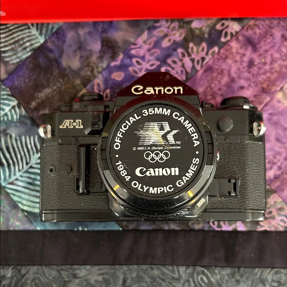 Canon A-1 Black 35mm Film Camera